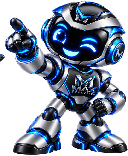 Max Bot apresentando marketing